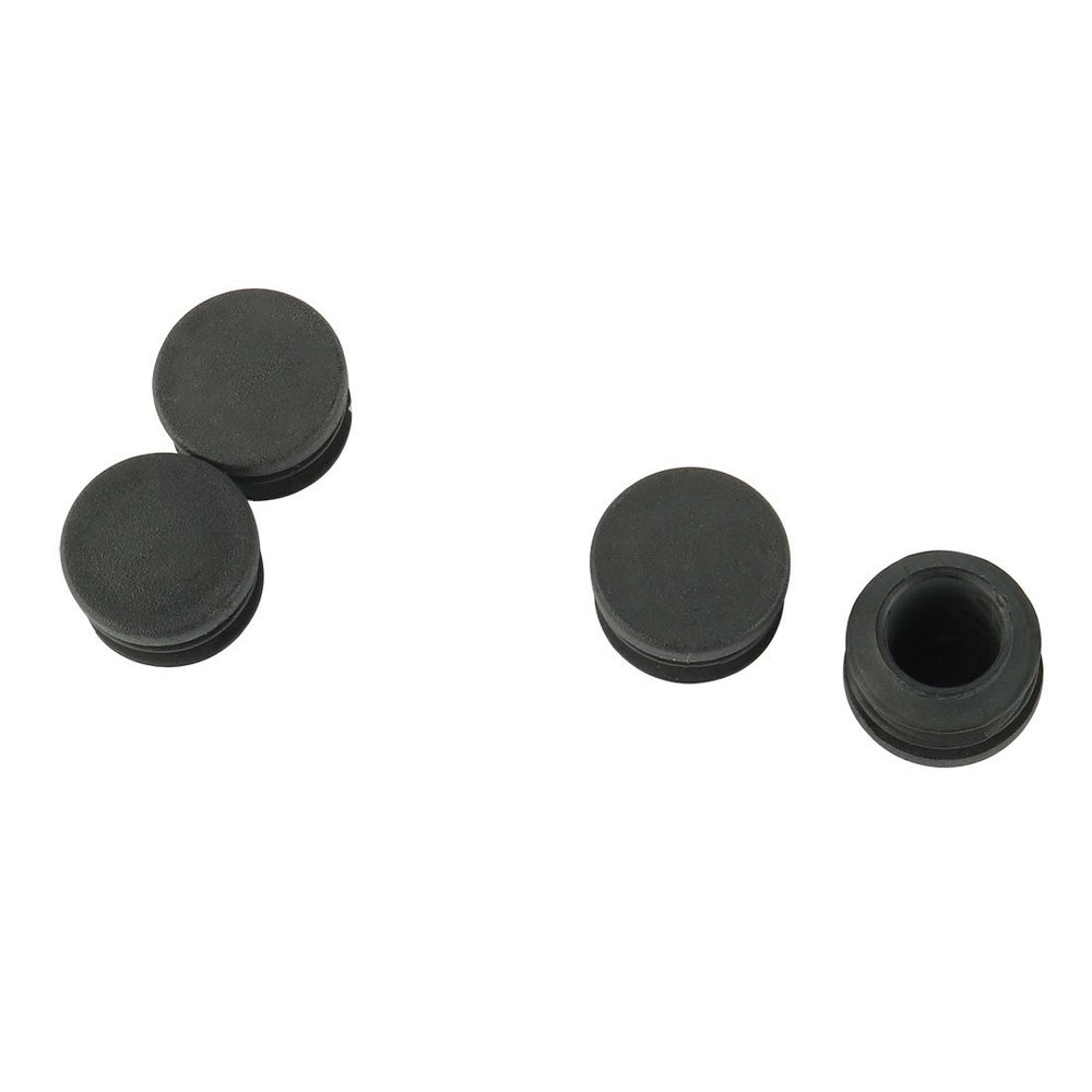 uxcell Round Plastic Blanking End Cap Tubing Tube Insert 19mm Dia 4 Pcs