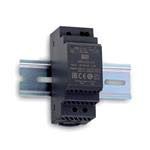Mean Well DDR-30G-24 Module DC-DC 1-Out 24V 1.25A 30W 4-Pin, DC-DC Ultra Slim Industrial DIN Rail Converter; Input 9-36Vdc; Single Output 24Vdc at 1.25A.