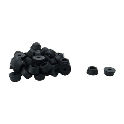 uxcell 20pcs Rubber Feet Bumper Furniture Chair Table Sofa Amplifier Speaker Cabinet Leg Pads Floor Protector, D13.5x11xH9mm