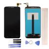 JayTong LCD Display & Replacement Touch Screen Digitizer Assembly with Free Tools for Alca-tel one Touch Flash Plus 7054T OT-7054T 7054 Black view 1