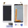 JayTong LCD Display & Replacement Touch Screen Digitizer Assembly with Free Tools for Alca-tel One Touch Idol 2 OT 6037Y 6037K 6037B White view 1