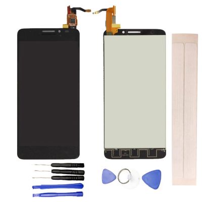 JayTong LCD Display & Replacement Touch Screen Digitizer Assembly with Free Tools for Alca-tel One Touch Idol X OT6040 6040 6040D 6040E OT-6040D Black