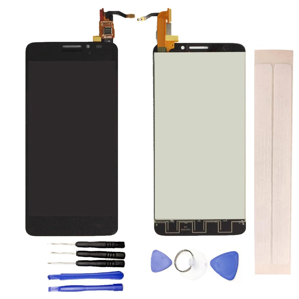 JayTong LCD Display & Replacement Touch Screen Digitizer Assembly with Free Tools for Alca-tel One Touch Idol X OT6040 6040 6040D 6040E OT-6040D Black