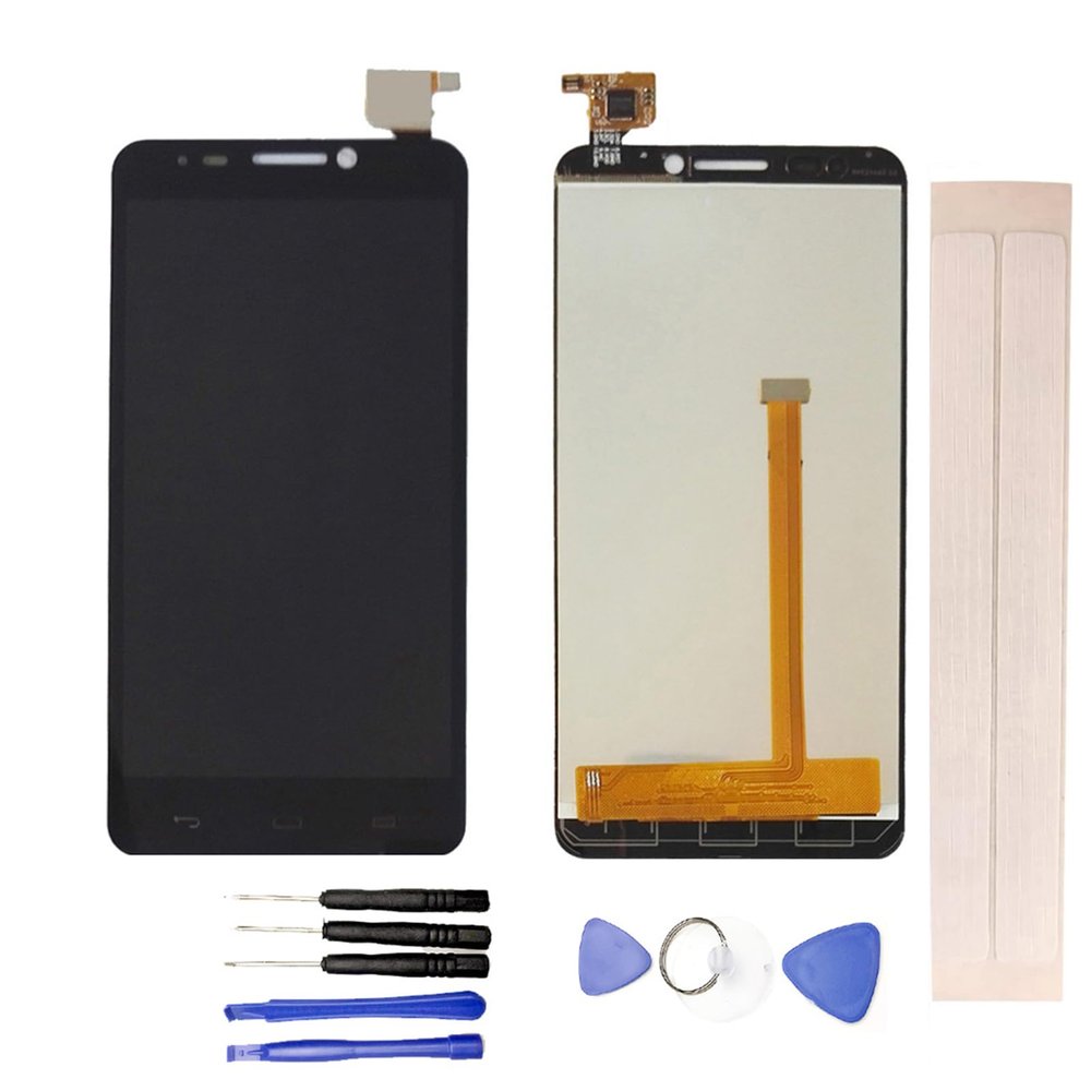 JayTong LCD Display & Replacement Touch Screen Digitizer Assembly with Free Tools for Alca-tel One Touch Idol 6030 6030A 6030D 6030X OT6030 Black