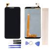 JayTong LCD Display & Replacement Touch Screen Digitizer Assembly with Free Tools for Alca-tel One Touch Idol 2 OT 6037Y 6037K 6037B Black view 1