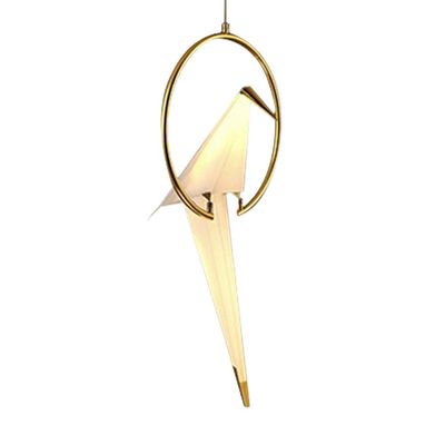 XINDA Pendant Lighting Simple Style 1 Vivid Bird Shade Led Ceiling Hanging Vintage Antique Decorative Light