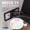ECHOGEAR in-Wall Cable Management Kit for Power & Low Voltage Cords  Hide TV Wires Behind The Wall  Includes 3.75 Diameter x 3.25 Depth Modules, 6ft Extension Cord, Drywall Hole Saw Attachment view 3