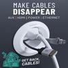ECHOGEAR in-Wall Cable Management Kit for Power & Low Voltage Cords  Hide TV Wires Behind The Wall  Includes 3.75 Diameter x 3.25 Depth Modules, 6ft Extension Cord, Drywall Hole Saw Attachment view 4