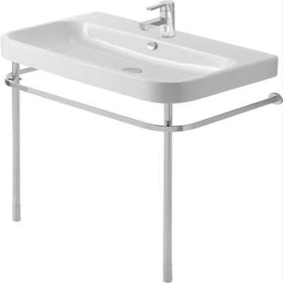 Duravit 0030771000 Metal console Happy D. 2 for washb. 231880, heigh adj.chrome, Medium, Chrome