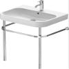 Metal console Happy D. 2 for washb. 231865 heigh adj.chrome view 1