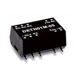 Mean Well DETN01L-12 Isolated & Unregulated DC/DC Converters 4.5-5.5Vin, 12Vout +-4.2-42mA Out,1W SMD Package.
