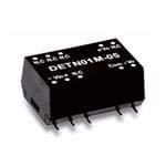 Mean Well DETN01L-12 Isolated & Unregulated DC/DC Converters 4.5-5.5Vin, 12Vout +-4.2-42mA Out,1W SMD Package.