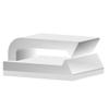 Coopache Ethernet Cable Clips Adhesive, Wire Clips Holder, Self Adhesive Wire Clips Management for Home and Office (100 Pieces) (White) view 2