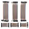 Antrader 240pcs 40pin Multicolored Jumper Wires,10CM+20CM Male/Female view 1