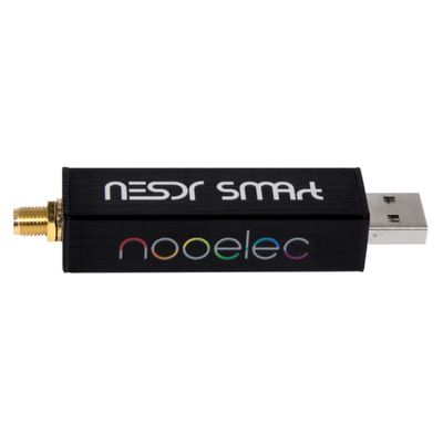 Nooelec RTL-SDR v5 SDR - NESDR Smart HF/VHF/UHF (100kHz-1.75GHz) Software Defined Radio. Premium RTLSDR w/ 0.5PPM TCXO, SMA Input & Aluminum Enclosure. RTL2832U & R820T2 (R860)-Based Radio