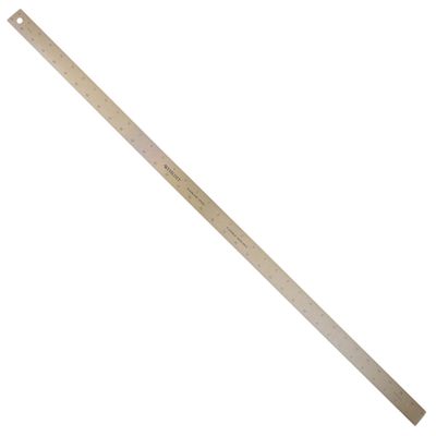 Westcott Stainless Steel Ruler, Zero-Center Scale with Non-Slip Cork Backing, Back-to-School, School Supplies, Classroom Supplies, 36-Inch