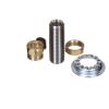 Fisher 70645 Stainless Steel 1/2" Male close Nipple view 3