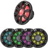 Kicker 45KMF124 12" Weather-Proof Subwoofer for Freeair Applications - Kicker 45KMG12W 12" LED Grille (Charcoal) view 1