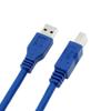 Bluwee USB 3.0 Cable - Type A-Male to Type B-Male - 1 Foot (0.3 Meters) - Round Blue view 3