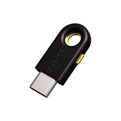 Yubico - YubiKey 5C - Multi-Factor authentication (MFA) Security Key and passkey, Connect via USB-C, FIDO Certified - Protect Your Online Accounts