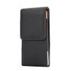 Vertical Travel PU Leather Men Carrying Belt Clip Holster Case Pouch for iPhone Xs/Samsung Galaxy Sol 3 / J3V(2018) / Amp Prime 3 / J3 / J3 Star / J3 Orbit/Google Pixel 3 / Google Pixel 2 (Black) view 1