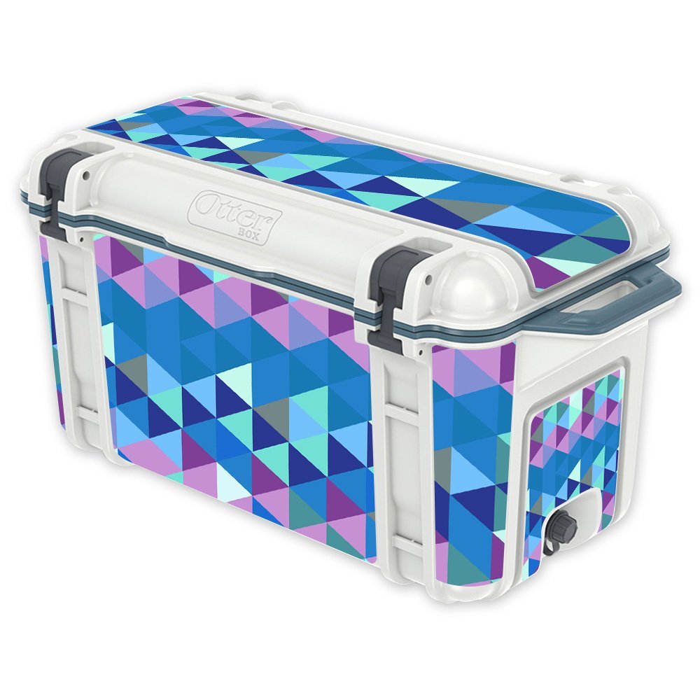 MightySkins (Cooler Not Included) Skin Compatible with OtterBox Venture 65 qt Cooler - Purple Kaleidoscope | Protective, Durable, and Unique Vinyl wrap Cover | Easy to Apply | Made in The USA