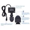 Z Motion Sensor Flood Lights Outdoor,10W Induction LED Lamp, IP65 Waterproof Spotlight,3200K LED Sensor Light,Security Light with US 3-Plug (Warm White-Black) view 3