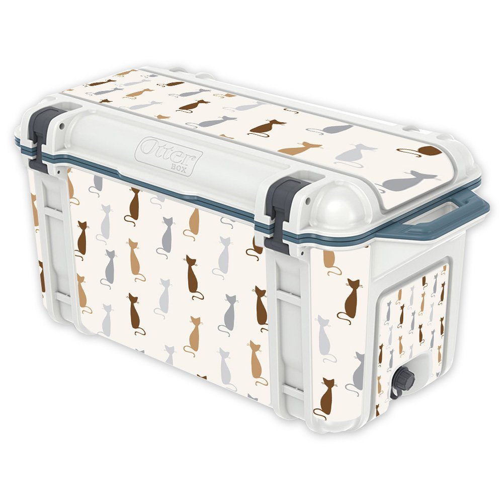 MightySkins (Cooler Not Included) Skin Compatible with OtterBox Venture 65 qt Cooler - Cat Lady | Protective, Durable, and Unique Vinyl Decal wrap Cover | Easy to Apply | Made in The USA