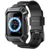 SUPCASE for Apple Watch 9/8/7/6/5/4/SE 45/44mm Case with Band (Unicorn Beetle Pro), [Anti-Scratch] [Bumper Protector] Rugged Men Cover with Adjustable Strap Band for iWatch SE 3/2/1, Black view 1