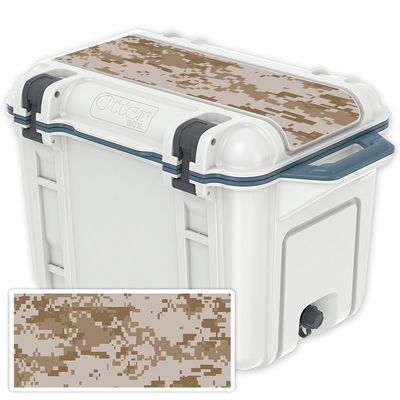 MightySkins (Cooler Not Included) Skin Compatible with OtterBox Venture 45 qt Cooler Lid - Desert Camo | Protective, Durable, and Unique Vinyl Decal wrap Cover | Easy to Apply | Made in The USA