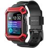 SUPCASE for Apple Watch 9/8/7/6/5/4/SE Case with Band 45mm/44mm Red view 1