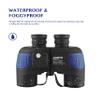 AOMEKIE 7X50 Marine Waterproof Binoculars for Adults with Illuminated Rangefinder Compass BAK4 IPX7 for Boating Military Navigation Hunting Fishing Water Sports view 4