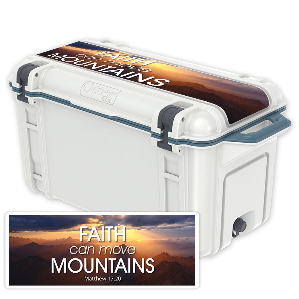 MightySkins (Cooler Not Included) Skin Compatible with OtterBox Venture 65 qt Cooler Lid - Move Mountains | Protective, Durable, and Unique Vinyl wrap Cover | Easy to Apply | Made in The USA