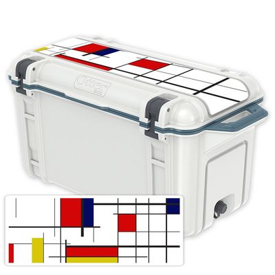 MightySkins (Cooler Not Included) Skin Compatible with OtterBox Venture 65 qt Cooler Lid - Deco | Protective, Durable, and Unique Vinyl Decal wrap Cover | Easy to Apply | Made in The USA