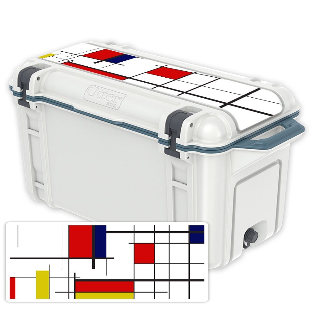 MightySkins (Cooler Not Included) Skin Compatible with OtterBox Venture 65 qt Cooler Lid - Deco | Protective, Durable, and Unique Vinyl Decal wrap Cover | Easy to Apply | Made in The USA