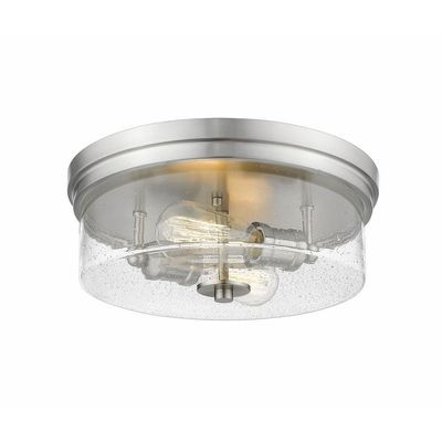 Z-Lite 464F13-BN 2 Light Flush Mount, Brushed Nickel