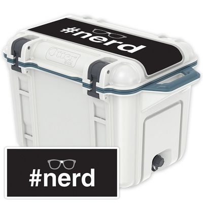 MightySkins (Cooler Not Included) Skin Compatible with OtterBox Venture 45 qt Cooler Lid - Nerd | Protective, Durable, and Unique Vinyl Decal wrap Cover | Easy to Apply | Made in The USA
