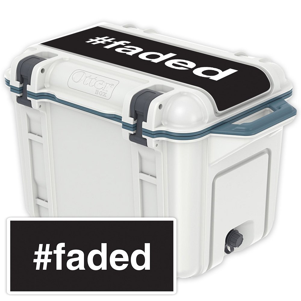 MightySkins (Cooler Not Included) Skin Compatible with OtterBox Venture 45 qt Cooler Lid - Faded | Protective, Durable, and Unique Vinyl Decal wrap Cover | Easy to Apply | Made in The USA