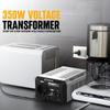 K KRIGER 350 Watt Voltage Transformer, 110/120V to 220/240V Step Up Step Down Converter with AC Outlets, MET Approved Under UL, CSA view 2