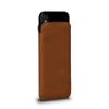 Sena UltraSlim Leather Sleeve Case for Apple iPhone Xs/X (5.8 inch) - Wireless Charging Compatible -Tan view 2