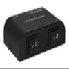 Xtrempro 61048 2 to 4 Way Speaker Switch, 1 in 2 Out to 1 in 4 Out Way Pair Stereo Speaker Selector W/Terminal Clamps Metal Non-Slip Box - Black (1 x 2 Way) view 2