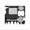 Wallet Ninja 2.0 (Advanced 20-in-1 Multitool, Now With Mirror + Nail File) Available in Black view 1