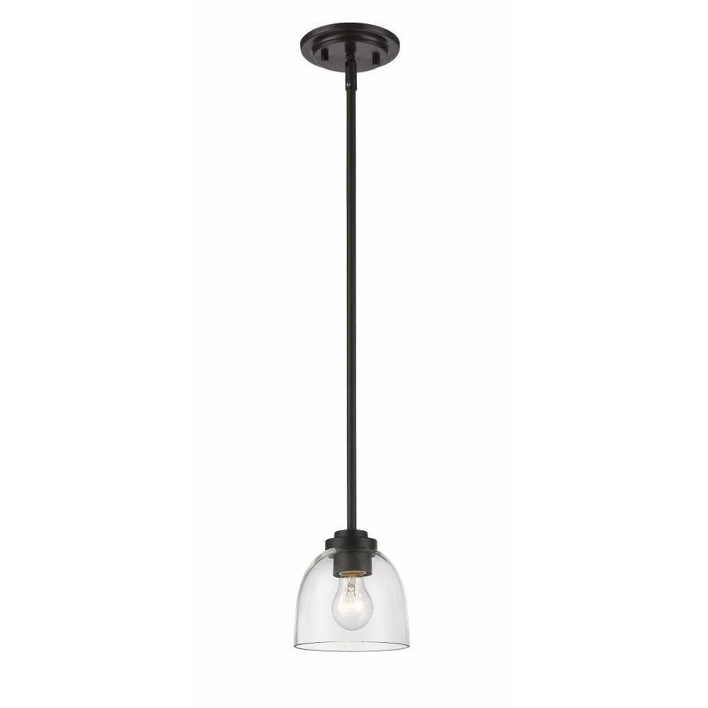 Z-Lite 1 Light Mini Pendant 460MP-BRZ