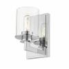 Z-Lite 1 Light Wall Sconce 462-1S-CH, Silver view 4