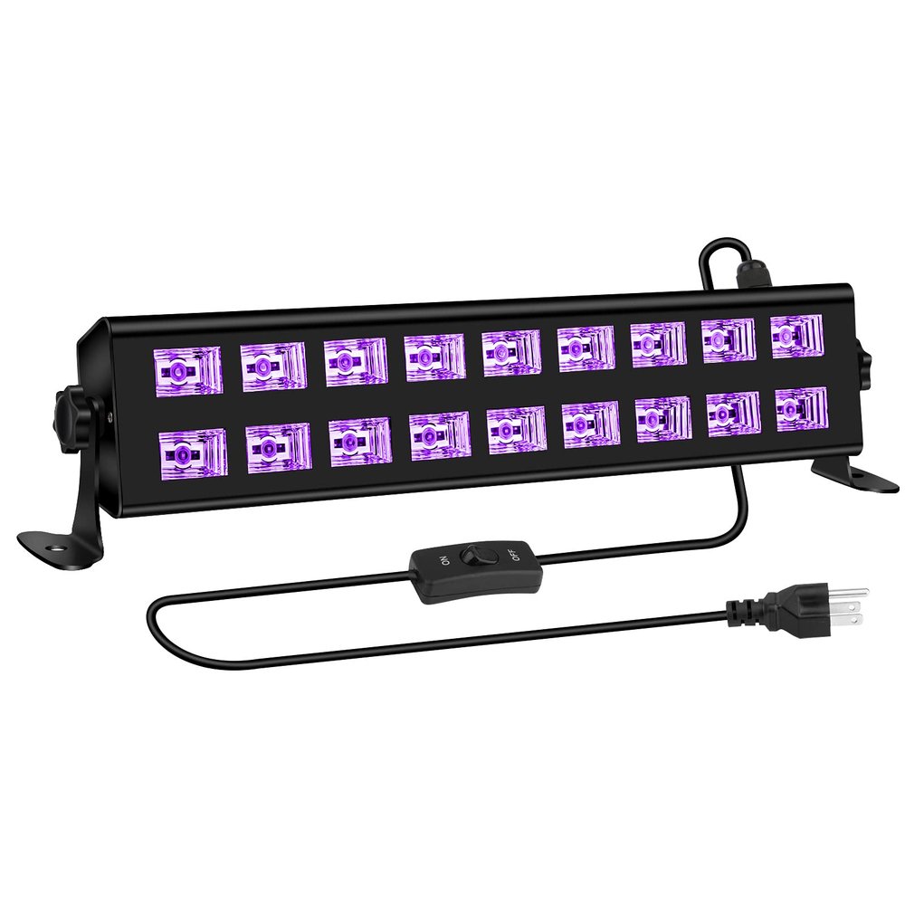OPPSK 54W 18LEDs Black Light Bar for Glow Party Supplies