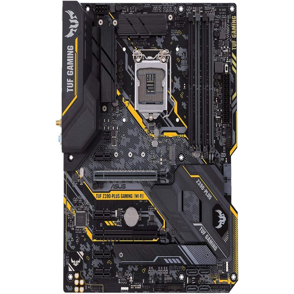 ASUS TUF Z390-Plus Gaming (Wi-Fi) LGA1151 (Intel 8th and 9th Gen) DDR4 DP HDMI M.2 Z390 ATX Motherboard 802.11ac Wi-Fi USB 3.1 Gen2