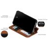 Deen Wallet Book Leather Case for iPhone Xs Max - Saddle view 2
