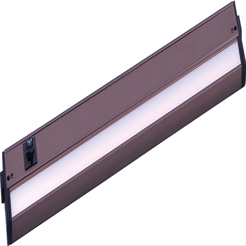 Maxim Lighting Under Cabinet Light | Bronze Finish | Transitional Under Cabinet Lighting | Ideal for Kitchen Counters, Cabinets & Workspaces | Dimmable | 89895BZ