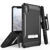 Beyond Cell Trishield Series Compatible with iPhone Xs Max Case/Military Grade Rugged Cover + [Metal Kickstand]+[Belt Clip Holster] Compatible with Apple iPhone Xs MAX 6.5" (2018) - Black view 1