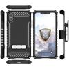 Beyond Cell Trishield Series Compatible with iPhone Xs Max Case/Military Grade Rugged Cover + [Metal Kickstand]+[Belt Clip Holster] Compatible with Apple iPhone Xs MAX 6.5" (2018) - Black view 2